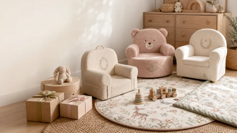 Children’s chairs and play mats