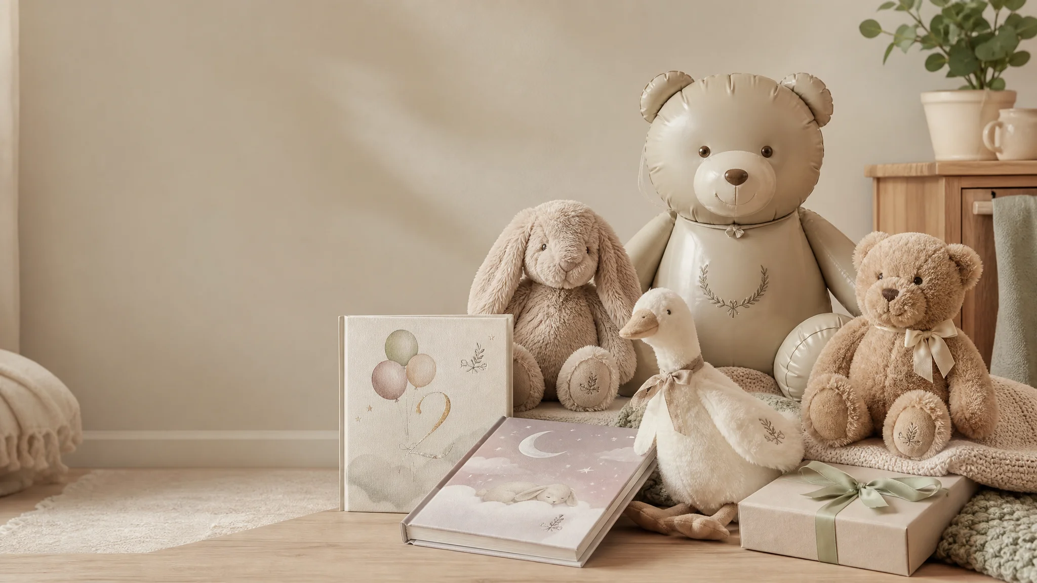 Cuddly toys and children’s books personalised gifts