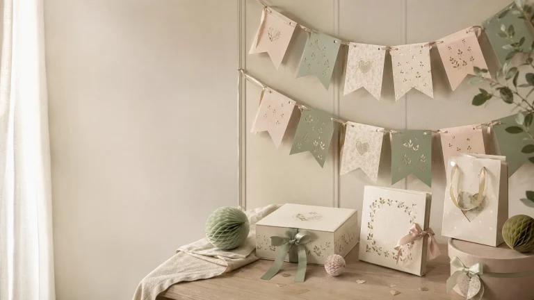 Bunting and decorations