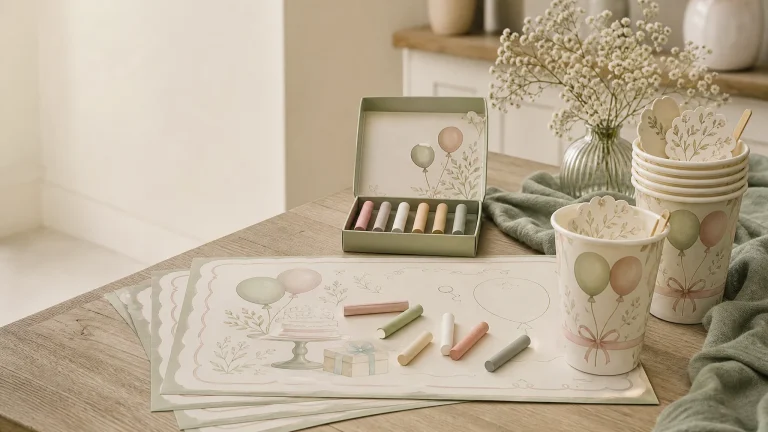 Party tableware and activity gifts