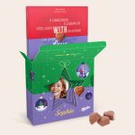 Milka hearts in Personalised 3D Gift Box - Christmas