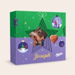 Milka hearts in Personalised 3D Gift Box - Christmas