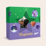 Milka hearts in Personalised 3D Gift Box - Christmas