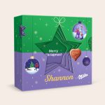 Milka hearts in Personalised 3D Gift Box - Christmas