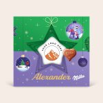 Milka hearts in Personalised 3D Gift Box - Christmas