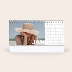 Personalised desktop calendar