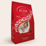 Personalized 1kg Lindor chocolate gift box printed with a photo, name Rosie, and text Thanks to you, my world is more beautiful!