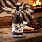 Graham's 10 Year Old Cask Matured Port with a personalized photo label showing three smiling people, a delicious gift