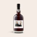 Graham's The Tawny Reserve port bottle with a personalized photo label showing a couple and the name Natalie