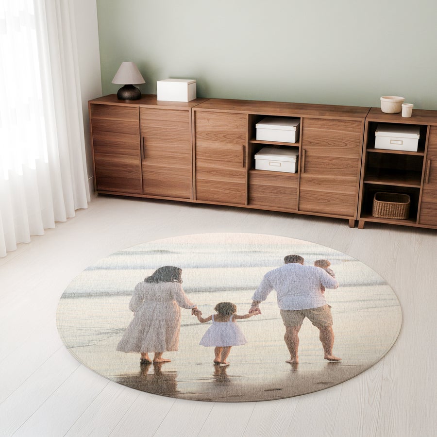Personalised rug - ø 120 cm