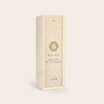 Baileys Original liqueur in an engraved wooden case with a personalized Baidu Employee of the Month design