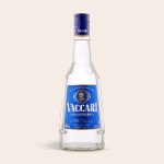A bottle of Sambuca Vaccari liqueur, perfect for a personalized engraved wooden case gift.