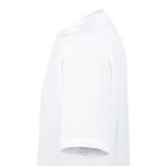 White personalized mens sport shirt with raglan sleeves ready for a printed name