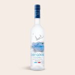 Bottle of Grey Goose vodka.