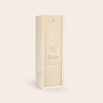 Glen Talloch whisky in an engraved wooden case with the name Dean and the text all I want for Christmas is you