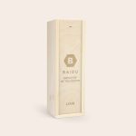 Personalized Glen Talloch whisky in an engraved wooden case with Baidu Employee of the Month and Liam