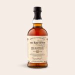 The Balvenie DoubleWood 12 year old whisky with an engraved wooden case for personalized text