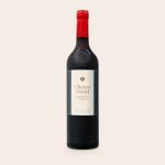 Ramon Bilbao Gran Crianza with a personalized photo label reading Cheers David and a logo