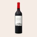 Ramon Bilbao Gran Crianza wine with a custom photo label featuring Chateau Campbell