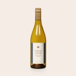 Salentein Chardonnay with a custom printed photo and text label that says Cheers David