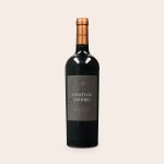 Salentein Malbec with a personalized photo and text label reading "Chateau Harris"