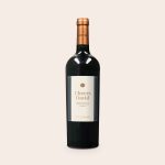 Salentein Malbec wine bottle with a personalized label reading Cheers David and a custom message.