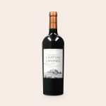 Salentein Malbec with a personalized photo and text label featuring a vineyard scene