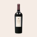 Salentein Merlot with a custom text label printed with "Cheers David" and a number 35.