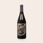 Salentein Pinot Noir with a personalized photo label featuring a couple and text that says Cheers to Nick & Marie 12-09-2023