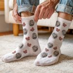 Printed best dad socks