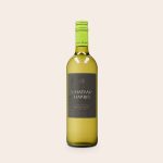 Oude Kaap white wine bottle with a personalized label for a gift