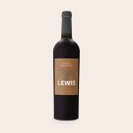 Riondo Merlot wine bottle with a personalized label featuring a name and grape design.