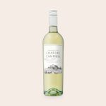 Bottle of Riondo Pinot Grigio wine with a personalized label printed with a custom design