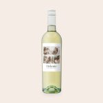 Bottle of Riondo Pinot Grigio wine with a personalized label, printed with a photo collage and text for Melanie Best Mum Ever